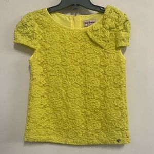 Juicy Couture Girls Dentelle Bow Blouse
